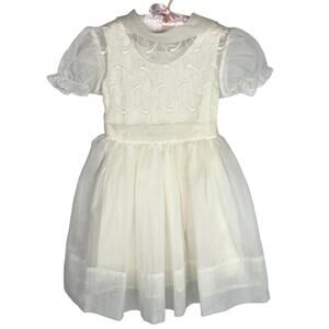 Vintage Hollywood Creation First Communion Dress 6X